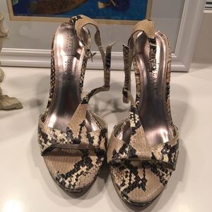 White House Black Market Snake Heels